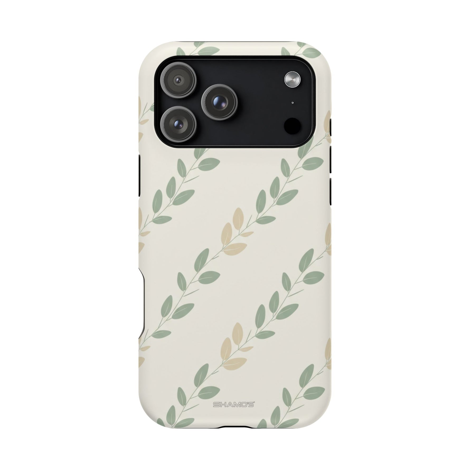 Eucalyptus Floral Laurel Magnetic Impact-Resistant Phone Case with MagSafe - iPhone 17 Pro Max / Matte - Shamo's