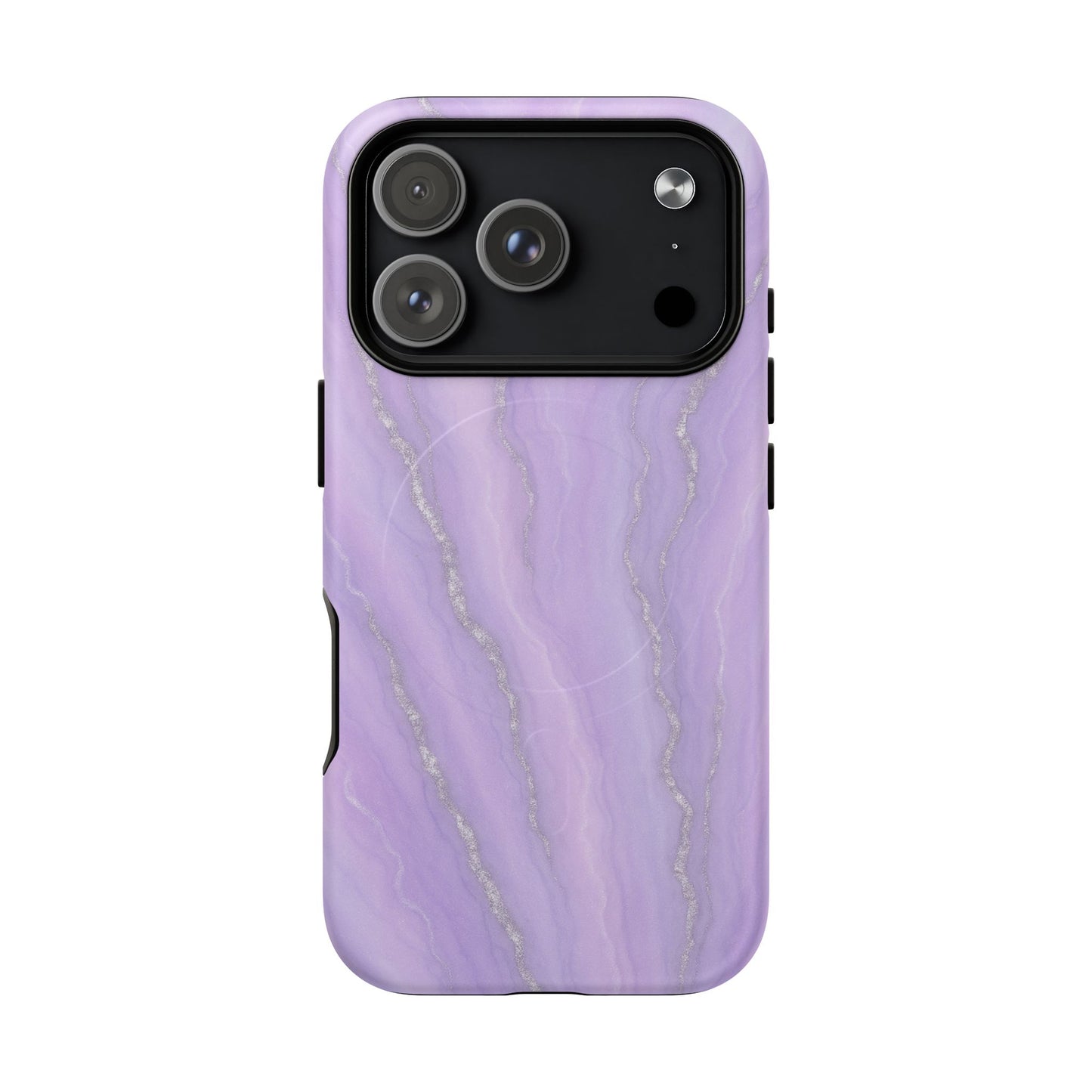 Lavender Marble iPhone Case with MagSafe - Shamo's
