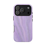 Lavender Marble iPhone Case with MagSafe - Shamo's