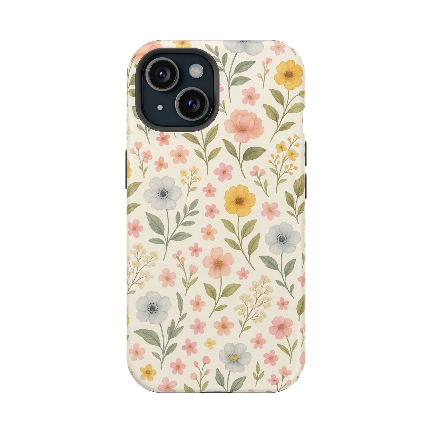 Floral Garden Impact iPhone Case with MagSafe compatibility  Shamo's iPhone 15 / Matte