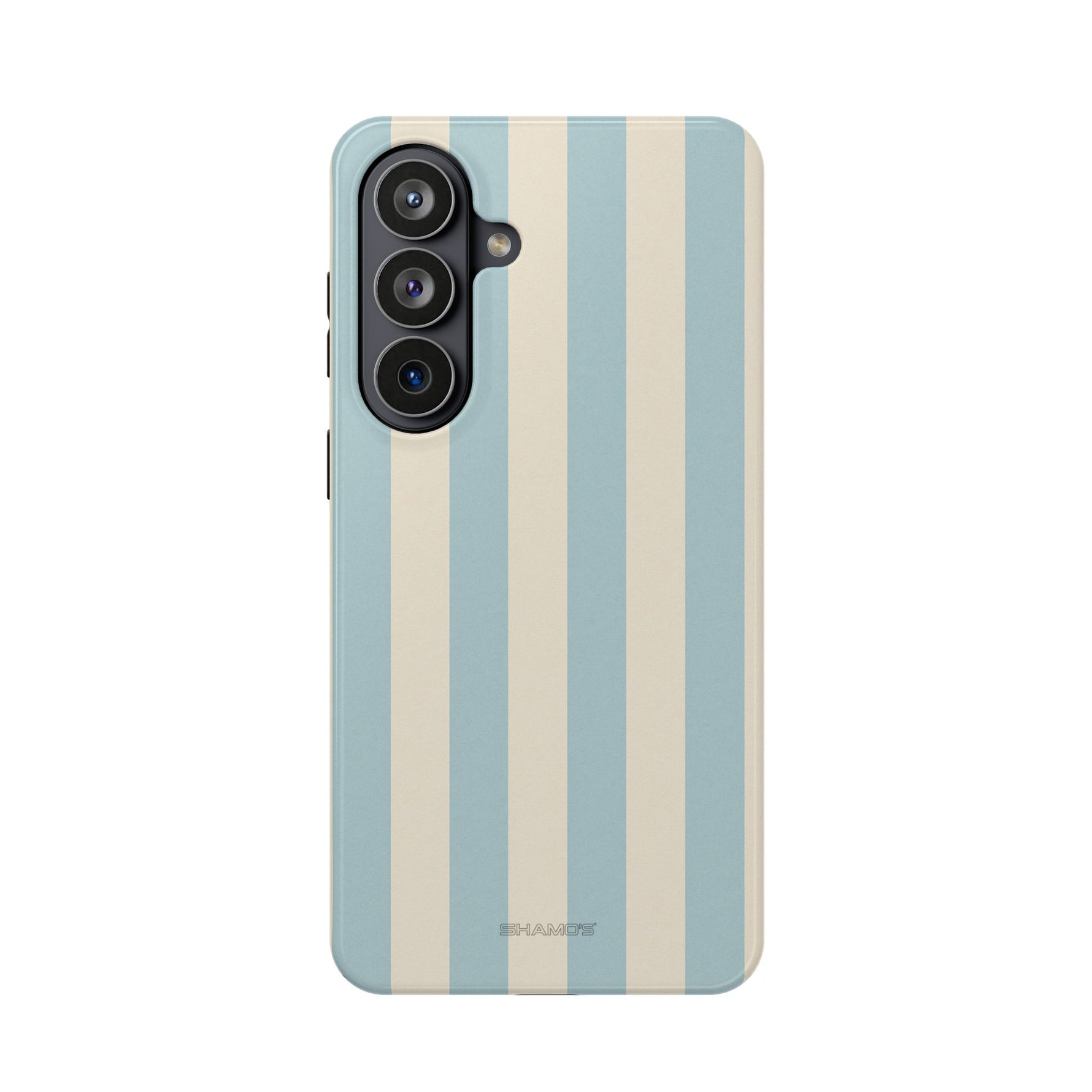 Blue Strips Pattern iPhone Case Compatible with MagSafe