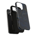 Midnight Marble iPhone Case with MagSafe - iPhone 17 / Glossy - Shamo's
