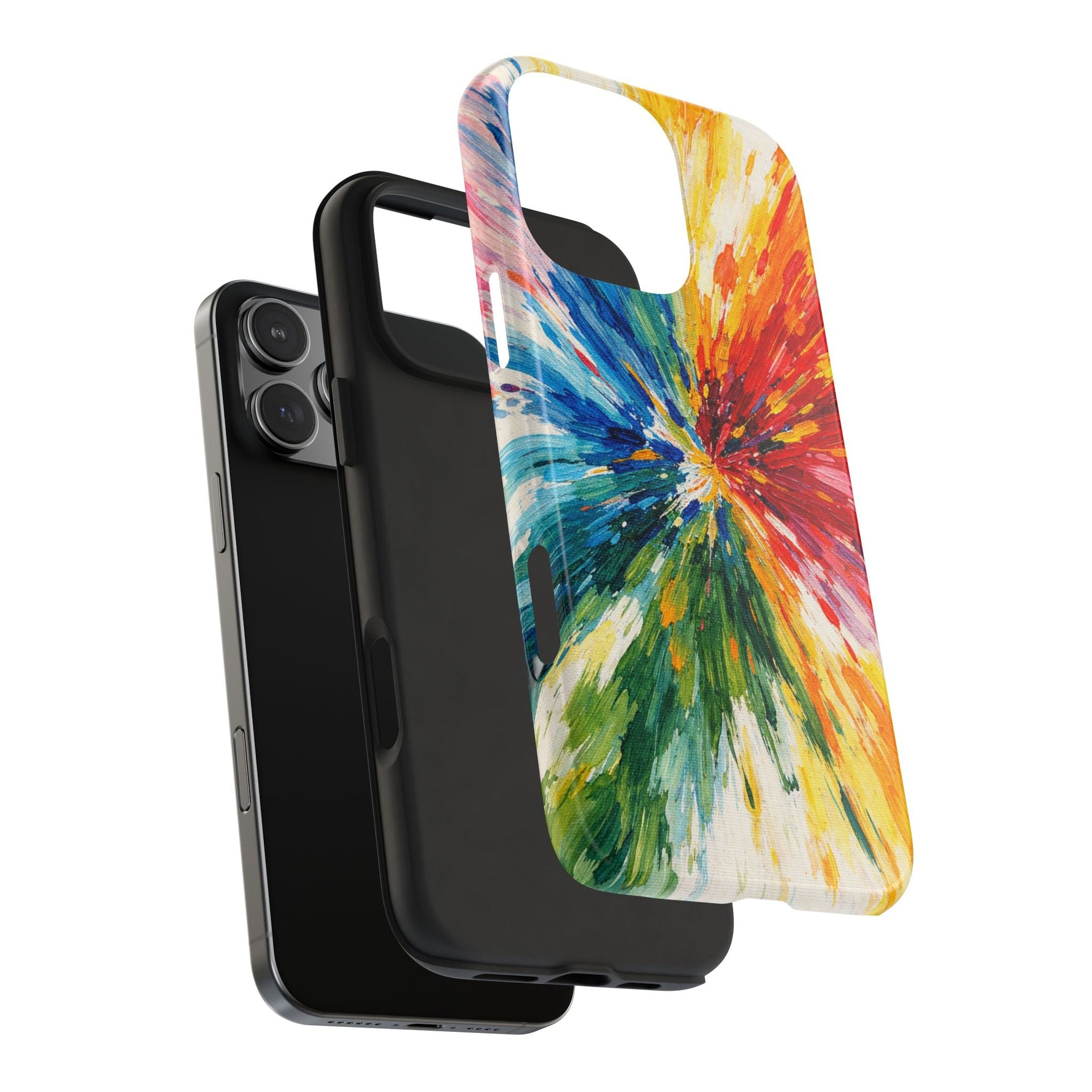 Vibrant Abstract Paint Explosion Impact Phone Case  Shamo's