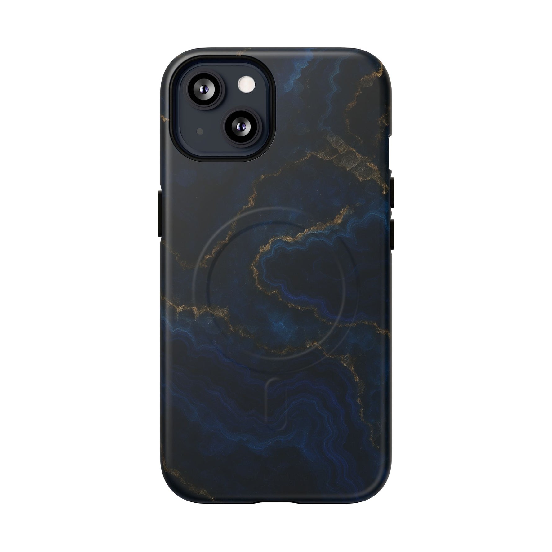 Midnight Marble iPhone Case with MagSafe - iPhone 13 / Matte - Shamo's