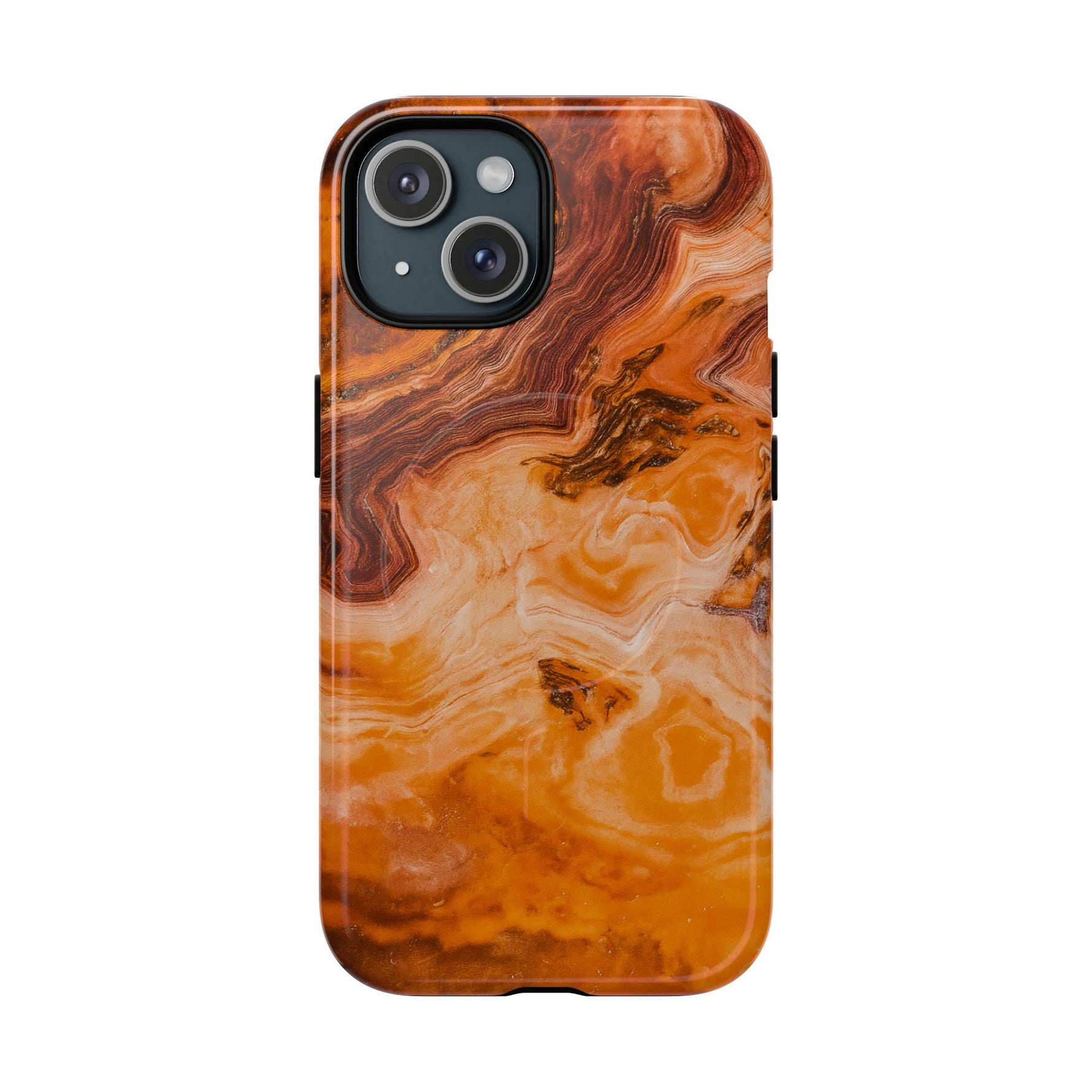 Amber Agate Marble iPhone Case — compatible with MagSafe - Shamo's