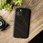 Black Marble Tough iPhone Case  Shamo's