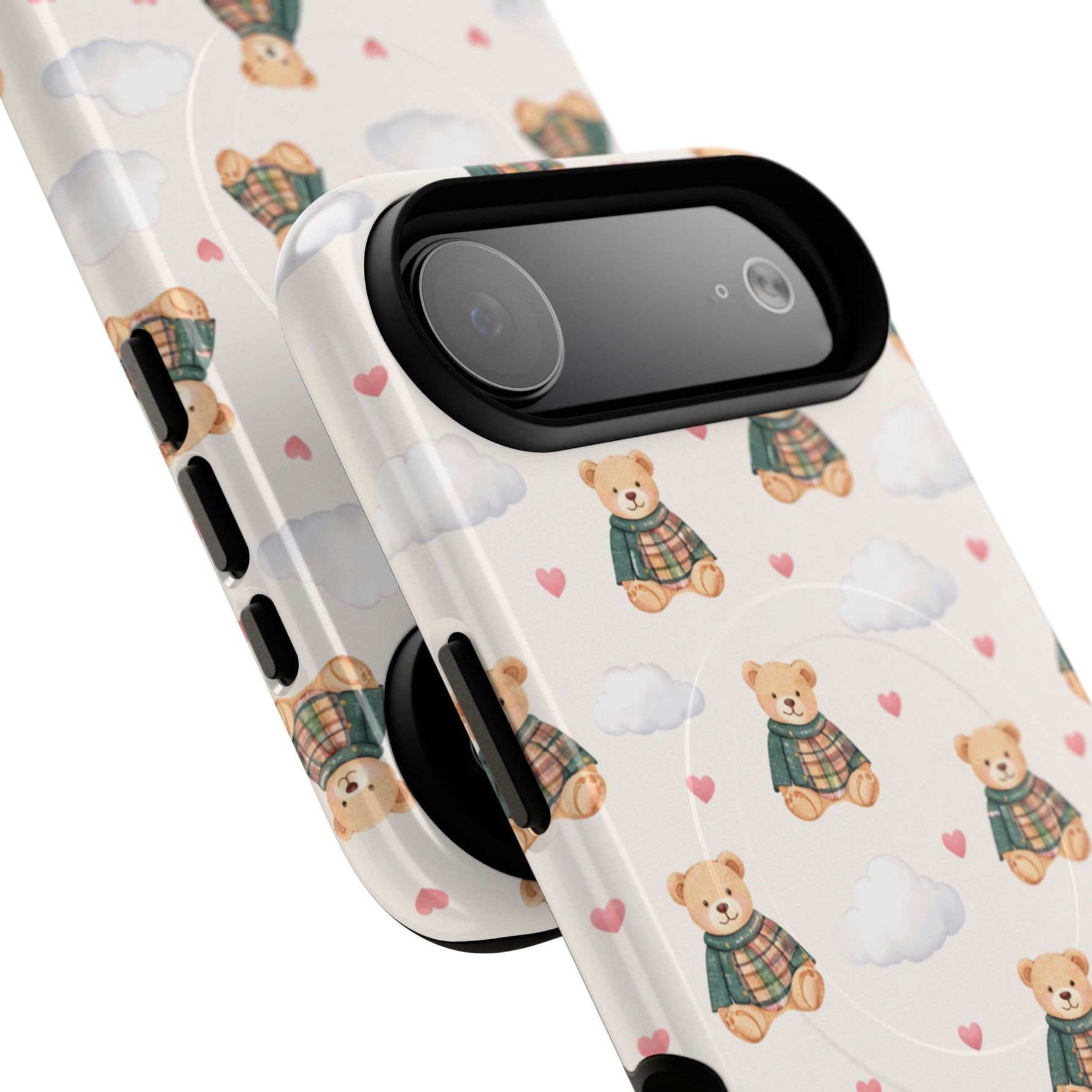 Funda para iPhone con diseño de osito de peluche Dreamy Cloud y MagSafe