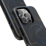 Midnight Marble iPhone Case with MagSafe - iPhone 17 / Glossy - Shamo's