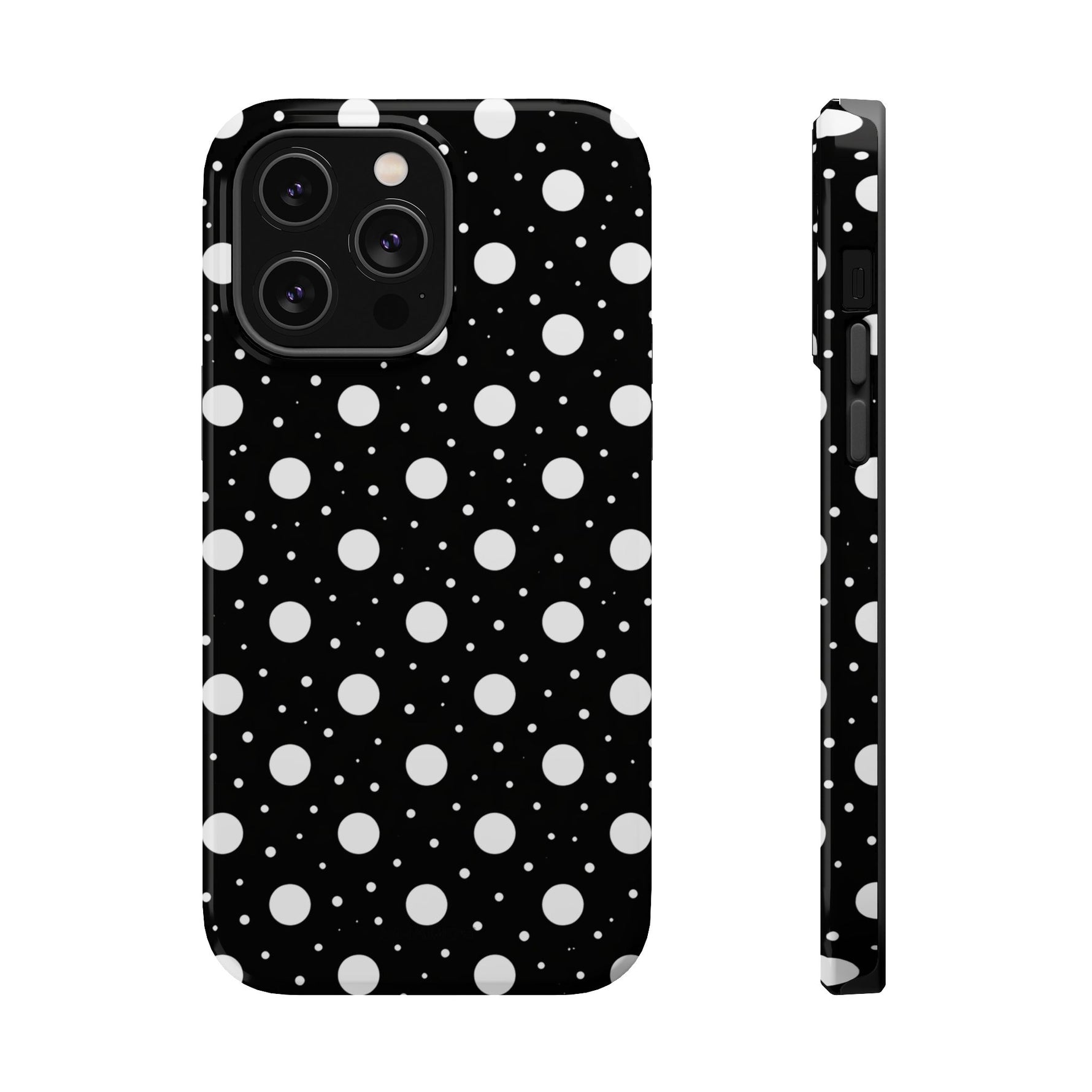 Polka Dot Impact-Resistant iPhone Case | MagSafe