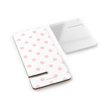 Polka Dot Phone Stand – Pink Dots Mobile Display Stand for Smartphones