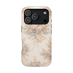 Floral Vintage Rose Phone Case, MagSafe Impact-Resistant - iPhone 17 Pro / Matte - Shamo's