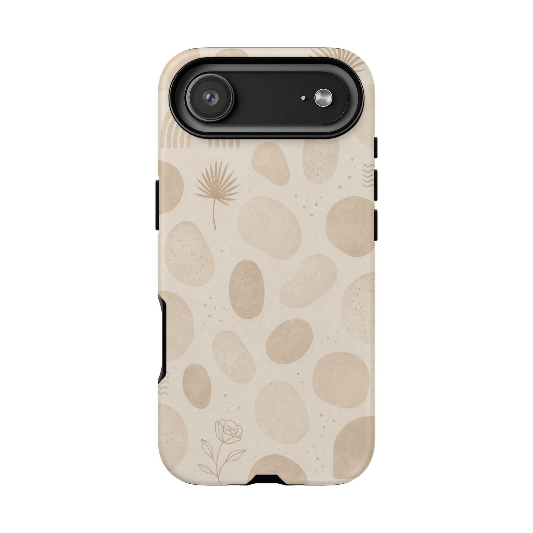 Neutral Pebble Pattern Tough iPhone Case  Shamo's iPhone 17 Air / Matte