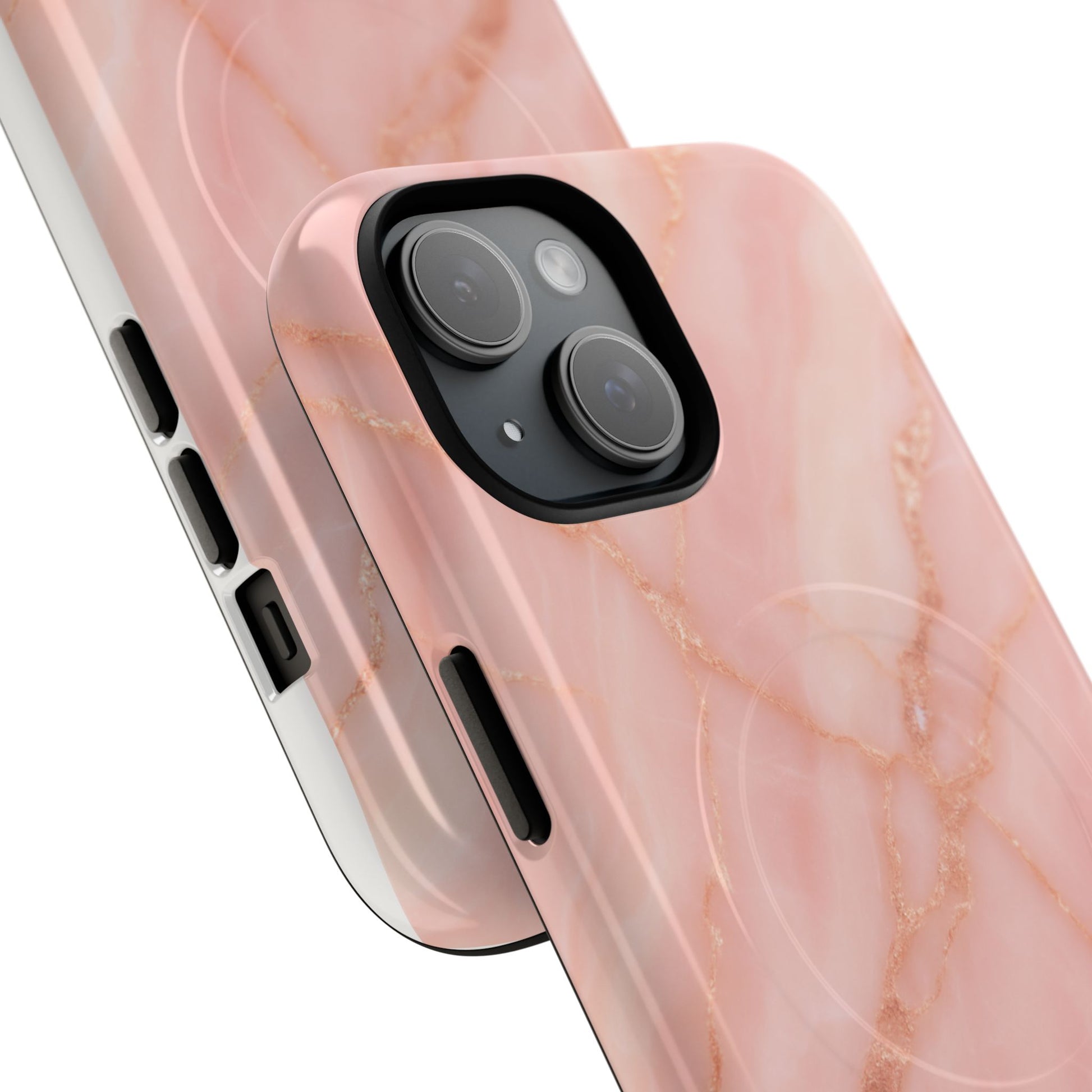 Blush Pink Marble iPhone Case with MagSafe - Shamo's