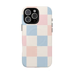 Pastel Checkerboard Pattern iPhone Cases - MagSafe - Shamo's
