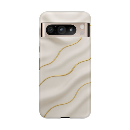 Elegant Gold Wave Tough iPhone Case