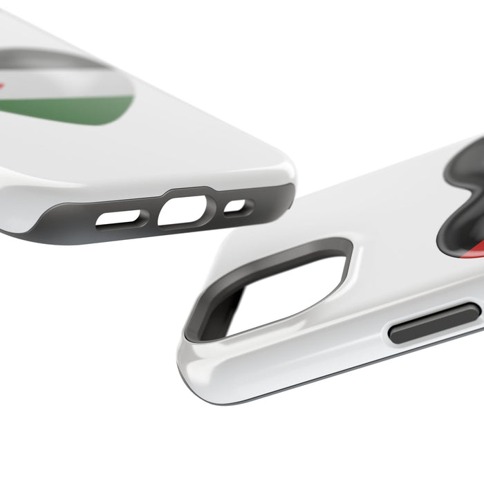 MagSafe Tough Cases with Palestinian flag in heart shape