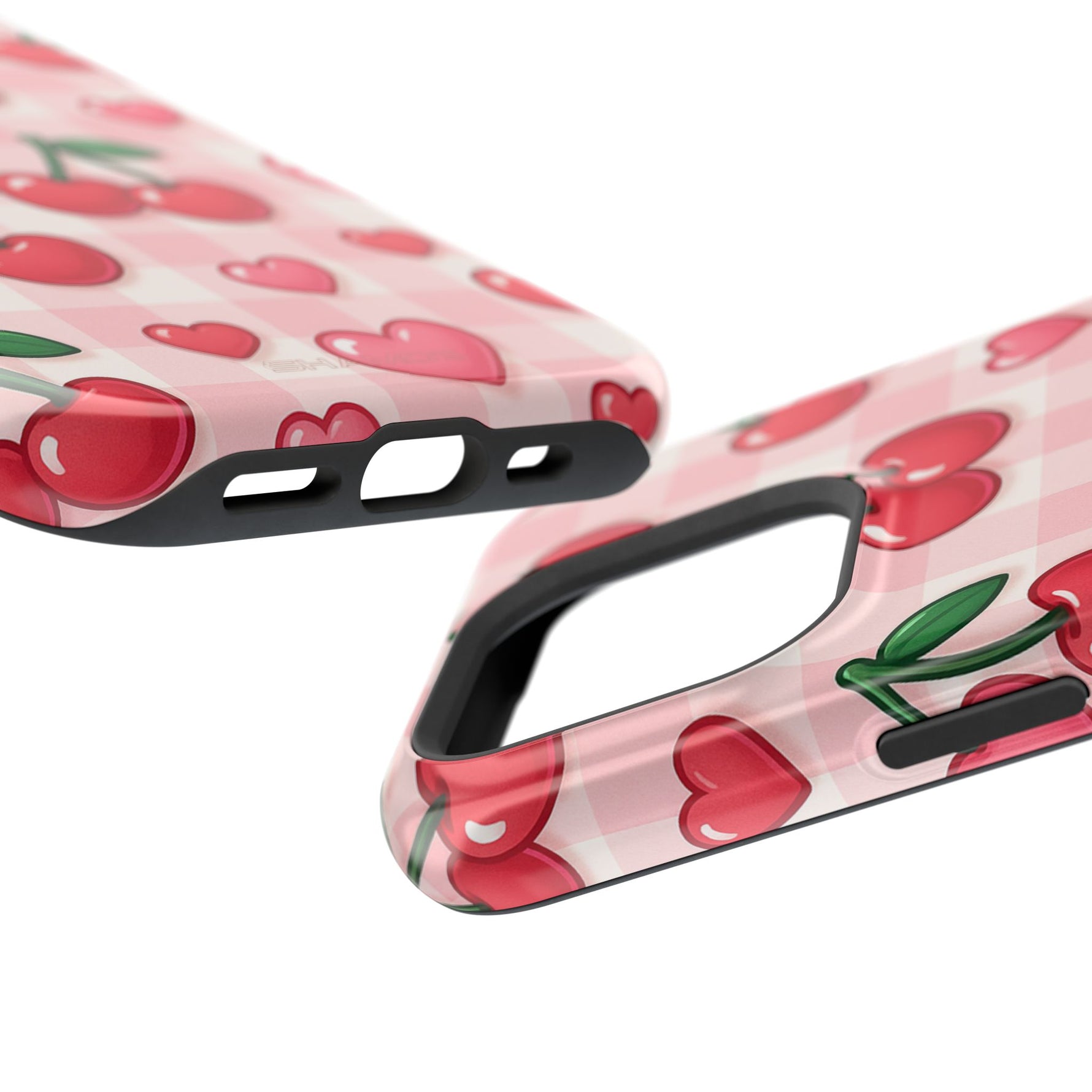Y2K Cherries & Hearts iPhone Case | MagSafe