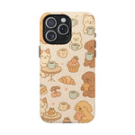 Coffee Cats & Dogs Phone Case with MagSafe - Shamo's
