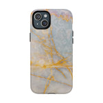 Marble Gold Vein iPhone Case (MagSafe Compatible)  Shamo's iPhone 15 Plus / Glossy