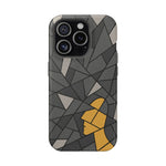 “Rebuilding Myself” Abstract iPhone Case — Magnetic MagSafe Impact-Resistant  Shamo's iPhone 15 Pro / Matte