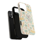 Australia Hand-Drawn Koala Beach iPhone Case — Cute Tropical Palm & Surf Print | with MagSafe  Shamo's
