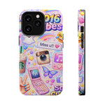 2016 Vibes Y2K Sticker Collage Magnetic Impact-Resistant iPhone Case with MagSafe Compatibility