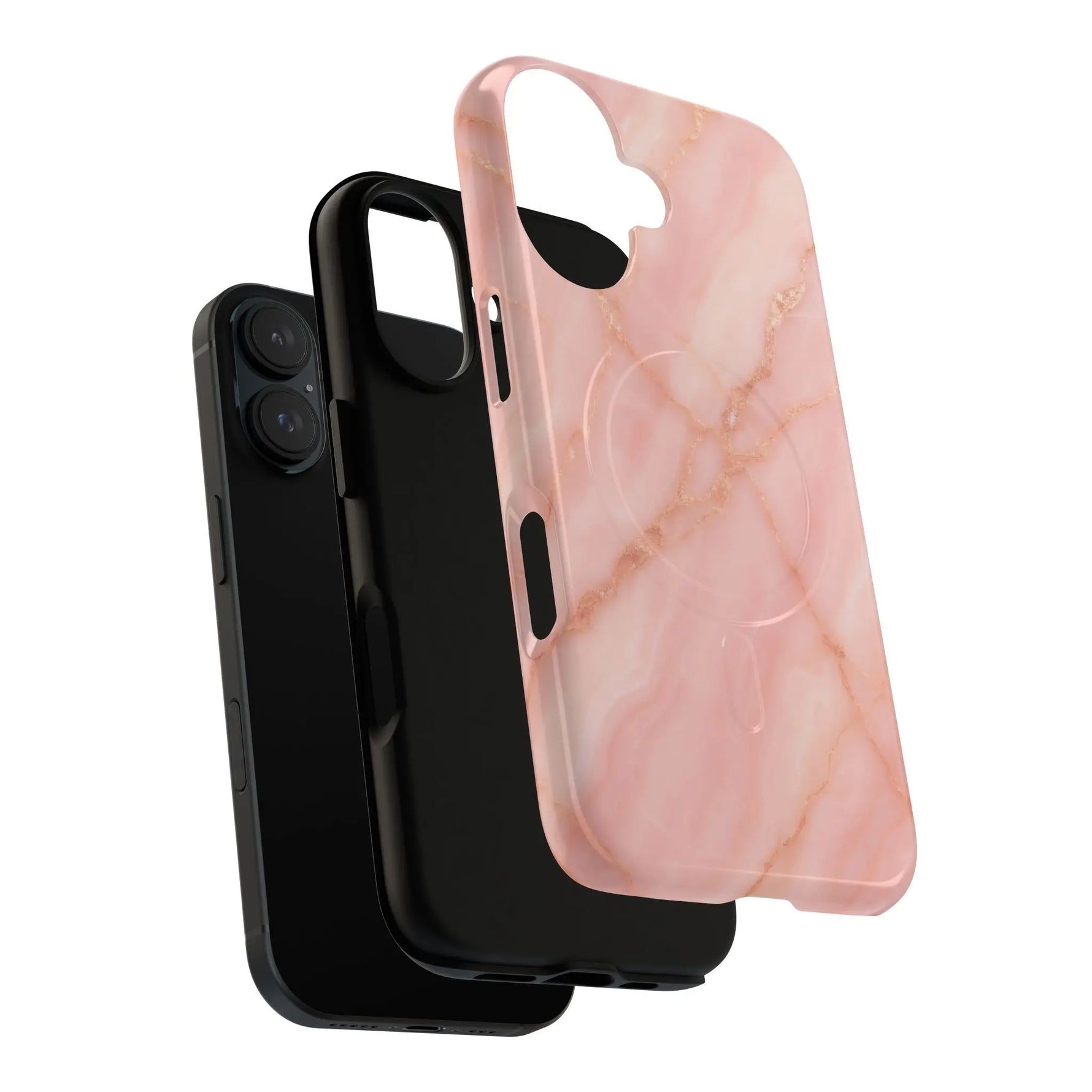 Blush Pink Marble iPhone Case with MagSafe  Shamo's