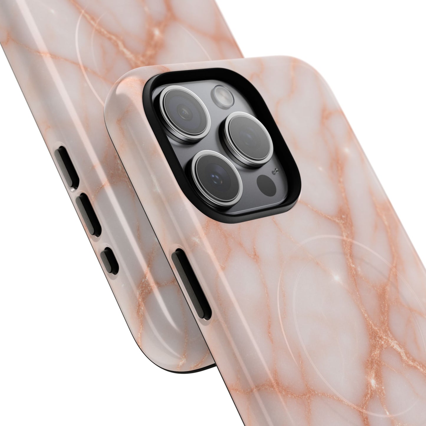 Rose Gold Glam iPhone Case with MagSafe - Shamo's