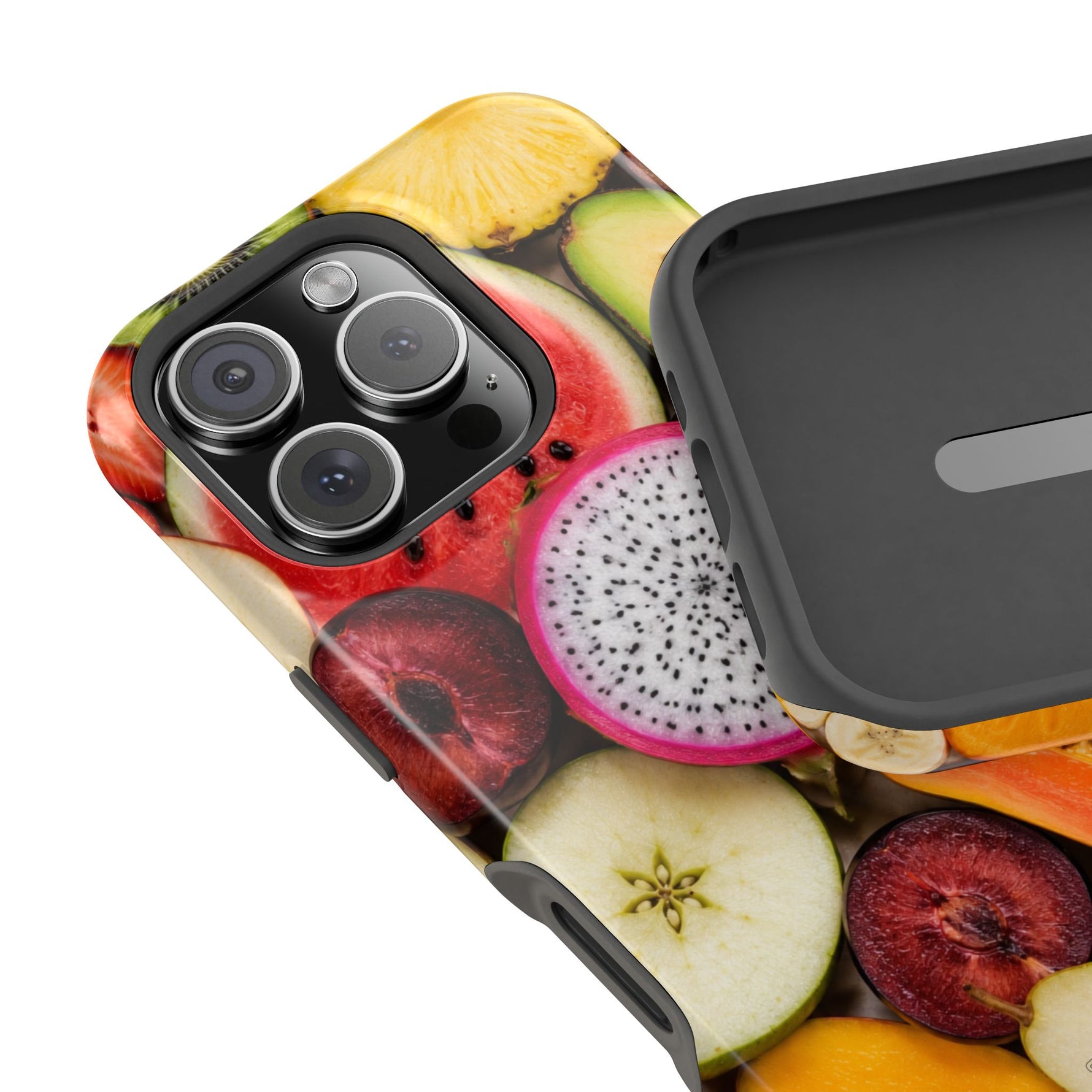Tropical Fruit Magnetic Impact-Resistant Phone Case with MagSafe