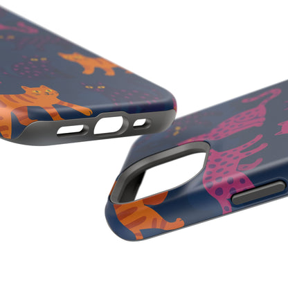 Colorful Cat Phone Case - MagSafe Impact-Resistant