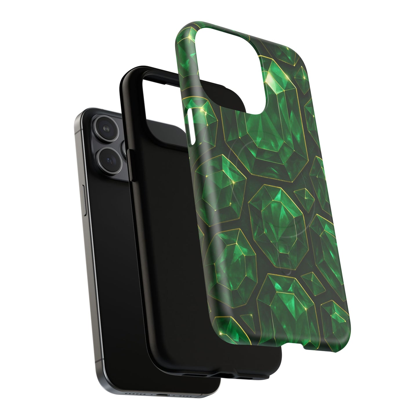 Luxury Series Emerald Gem iPhone Case with MagSafe - Shamo's