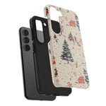 Winter Village Holiday Tough iPhone Case — Vintage Holidays & Snow Scene  Shamo's