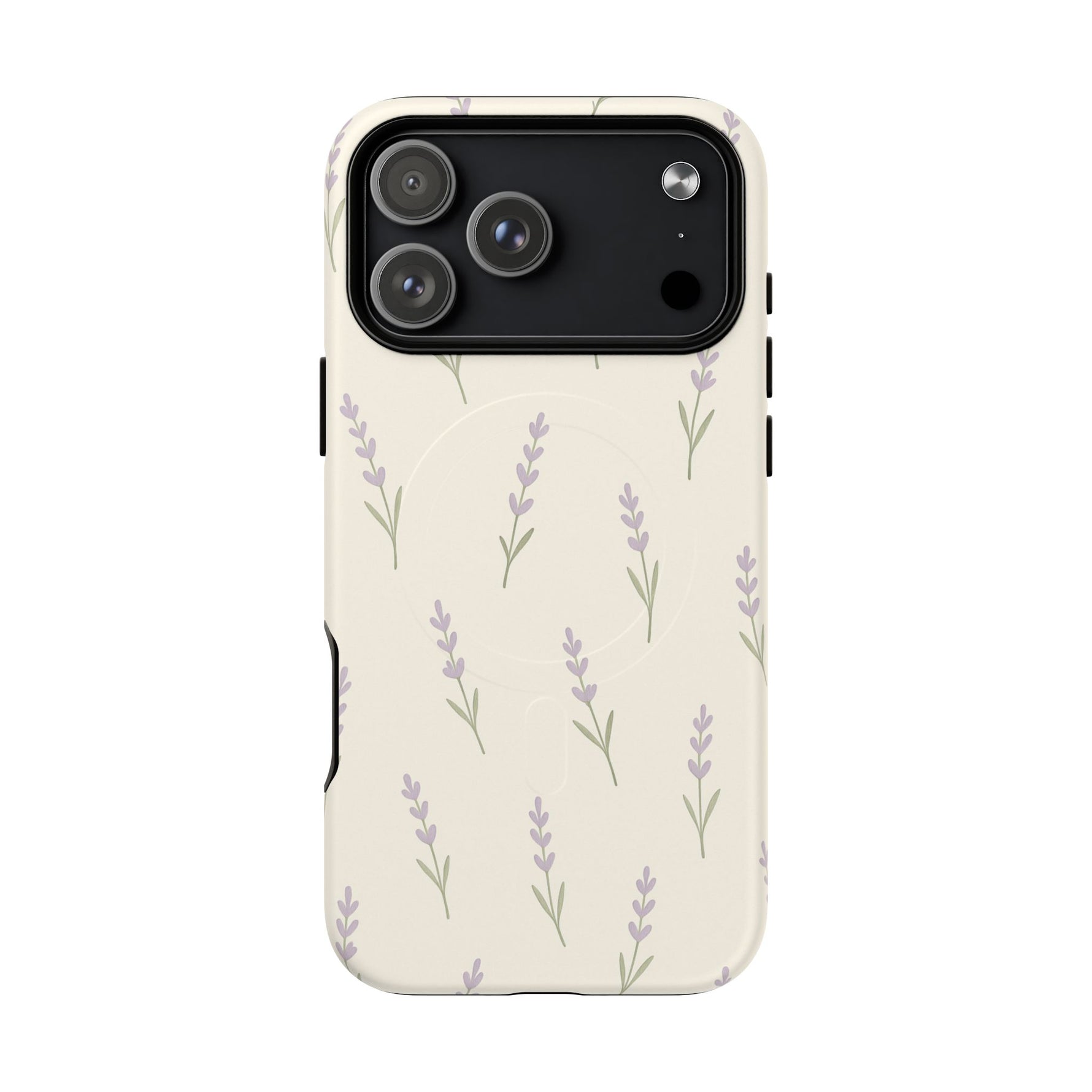 Lavender Minimal Bloom iPhone Case with MagSafe - Shamo's
