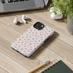 Rosebud Floral Tough iPhone Case — Pink Vintage Flower Protective Cover - iPhone 17 - Shamo's