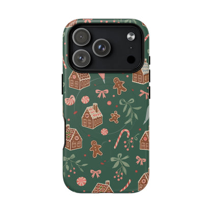 Holiday Gingerbread iPhone Case | MagSafe  Shamo's iPhone 17 Pro / Matte