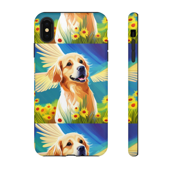 Tough Cases Golden Retriever with Wings Phone case