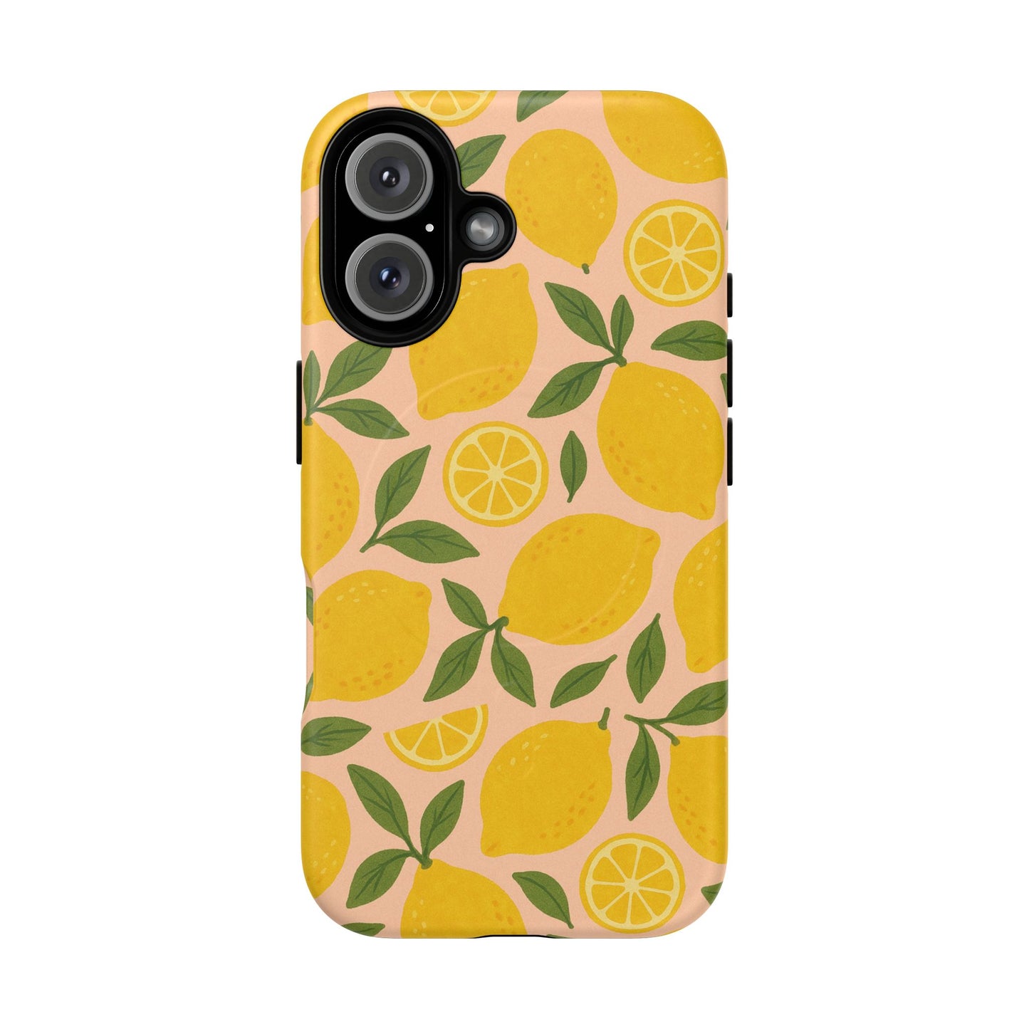 Lemon Fruit Design iPhone Case | MagSafe Compatible