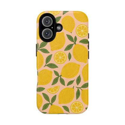 Lemon Fruit Design iPhone Case | MagSafe Compatible