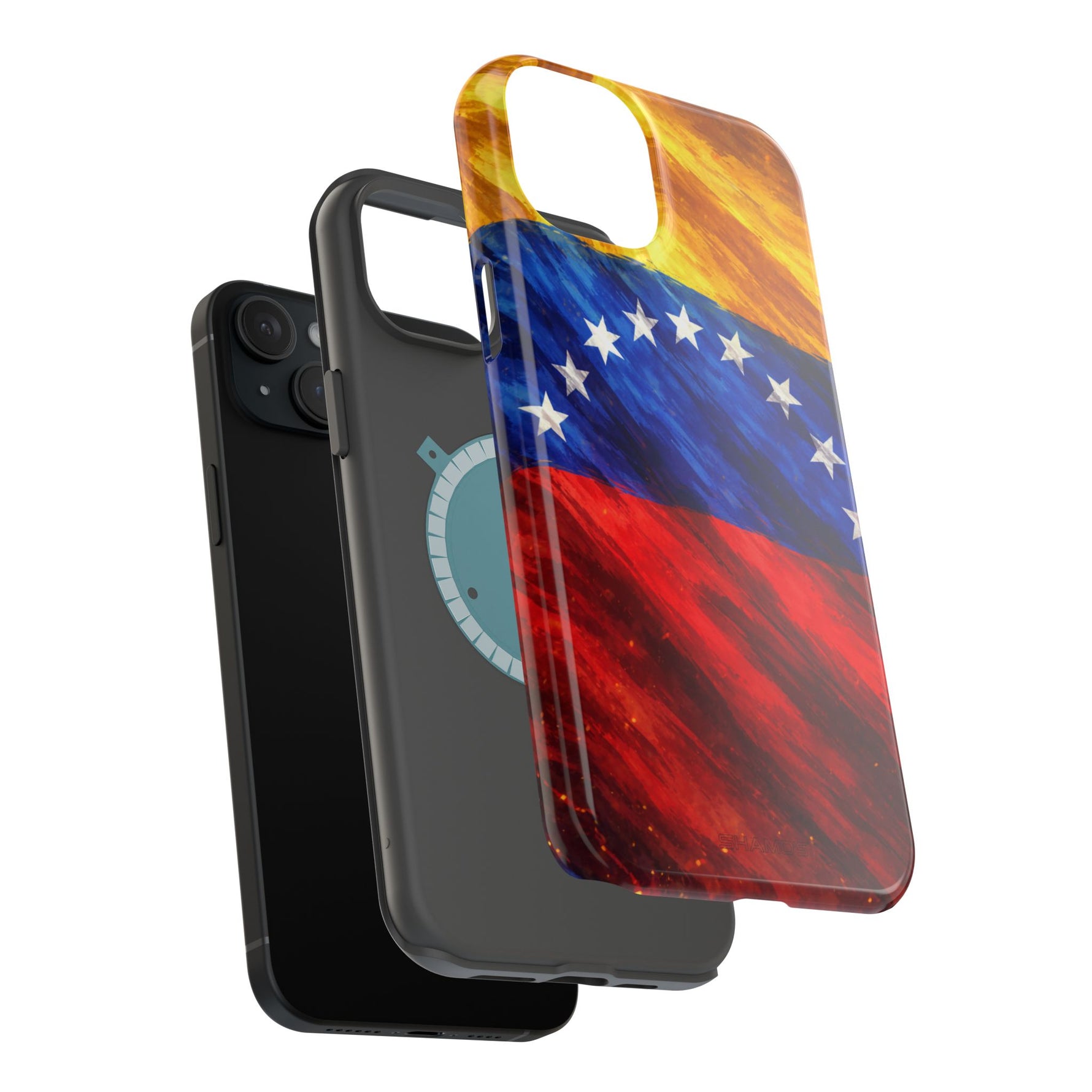 Venezuelan Flag Magnetic Impact-Resistant Phone Case with MagSafe Compatibility - iPhone 17 / Glossy - Shamo's