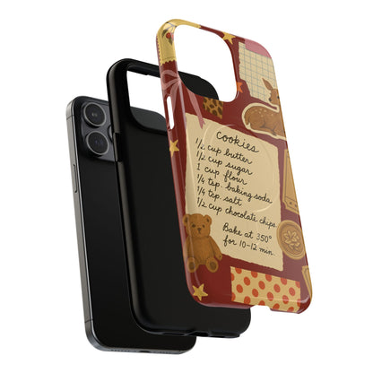 Holiday Receipt Stamps iPhone Case with MagSafe Compatibility