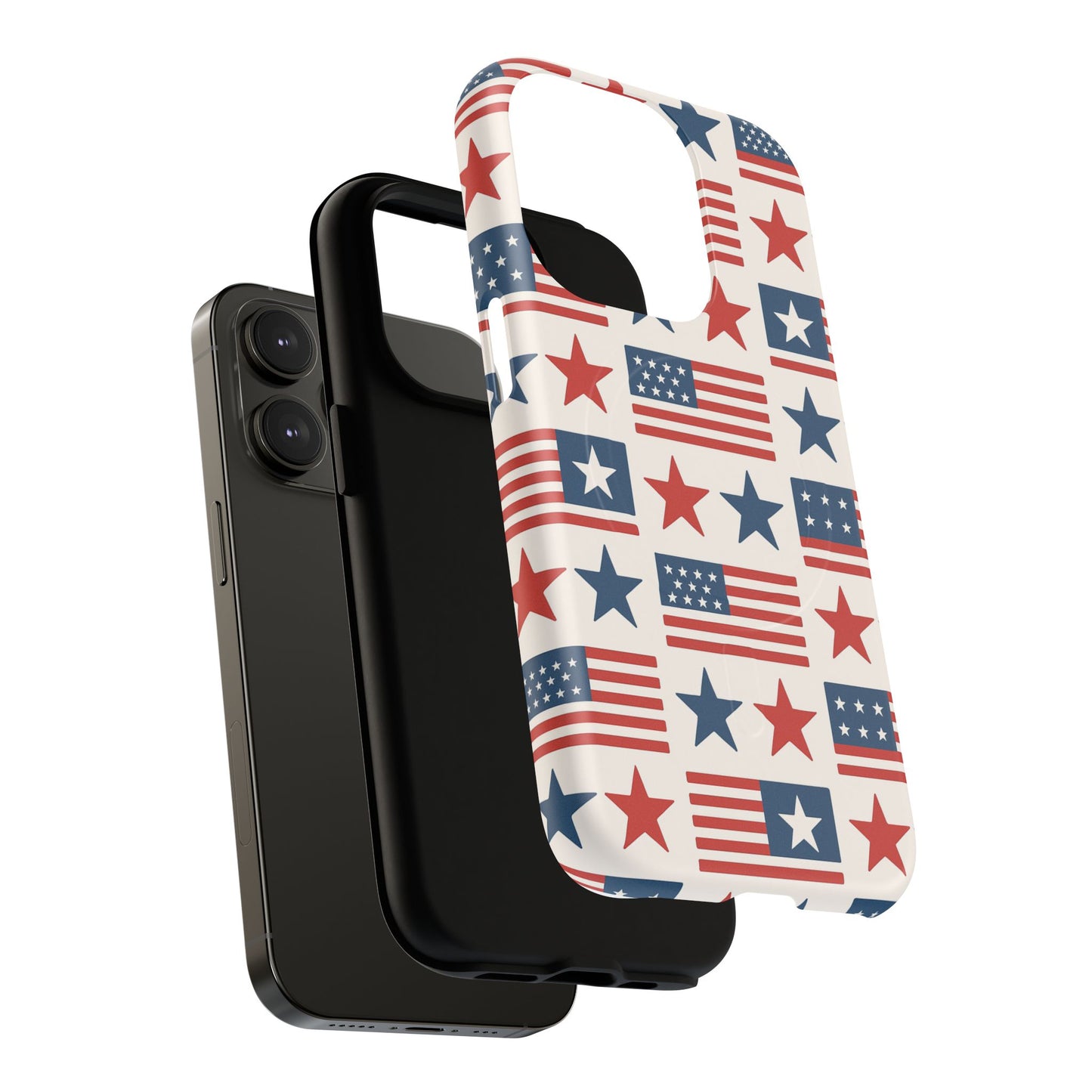 Patriotic American Flag iPhone Case | MagSafe