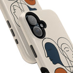 "Connected Lines" Minimalist iPhone Case — MagSafe, Magnetic Impact-Resistant  Shamo's