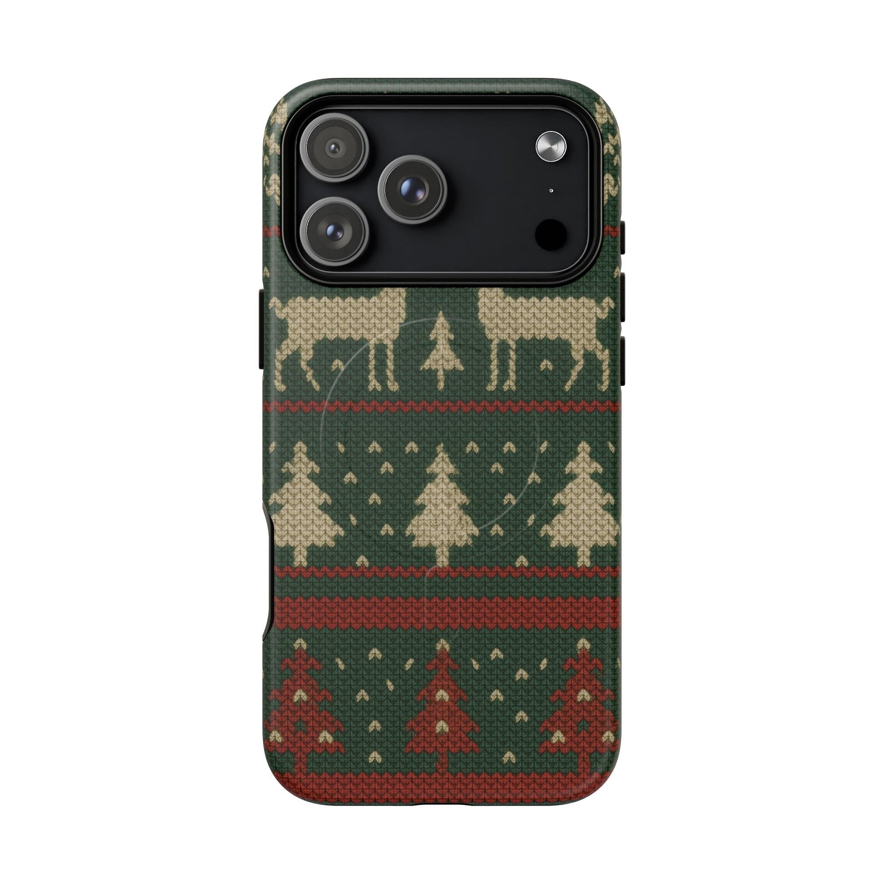 Holiday Knit Reindeer MagSafe Tough iPhone Case  Shamo's iPhone 17 Pro Max / Matte