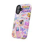 2016 Vibes Y2K Sticker Collage Magnetic Impact-Resistant iPhone Case with MagSafe Compatibility