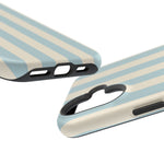 Blue Strips Pattern iPhone Case Compatible with MagSafe - Shamo's