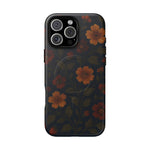 Floral Night Velvet iPhone Case - Works with MagSafe - Shamo's