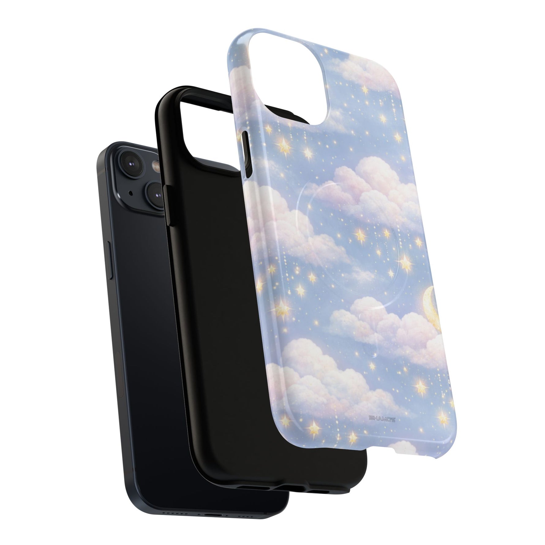 Starlit Clouds i Phone Case with MagSafe - iPhone 17 / Glossy - Shamo's