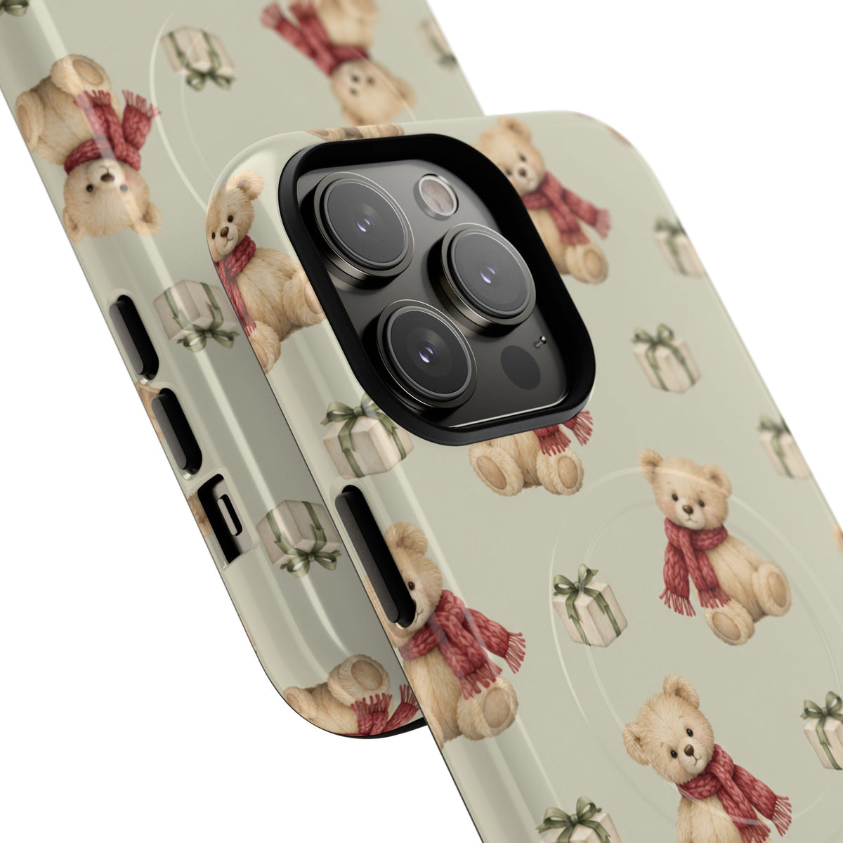 Teddy Bear on Holidays iPhone Magnetic Case with MagSafe