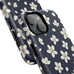 Navy Blossom Floral iPhone Case | MagSafe  Shamo's
