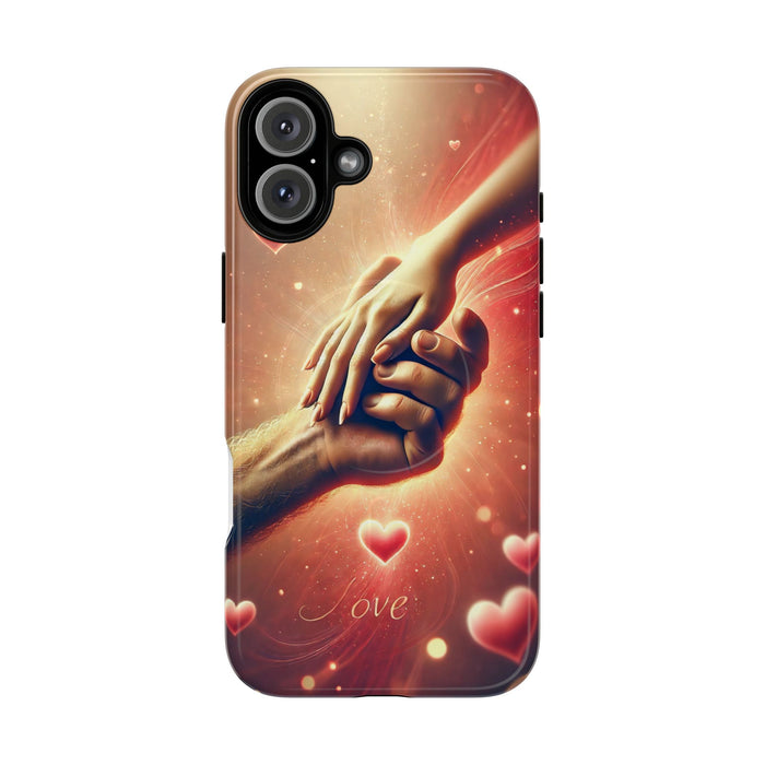 Magnetic Phone Case - Hands in Love Design - Compatible with MagSafe